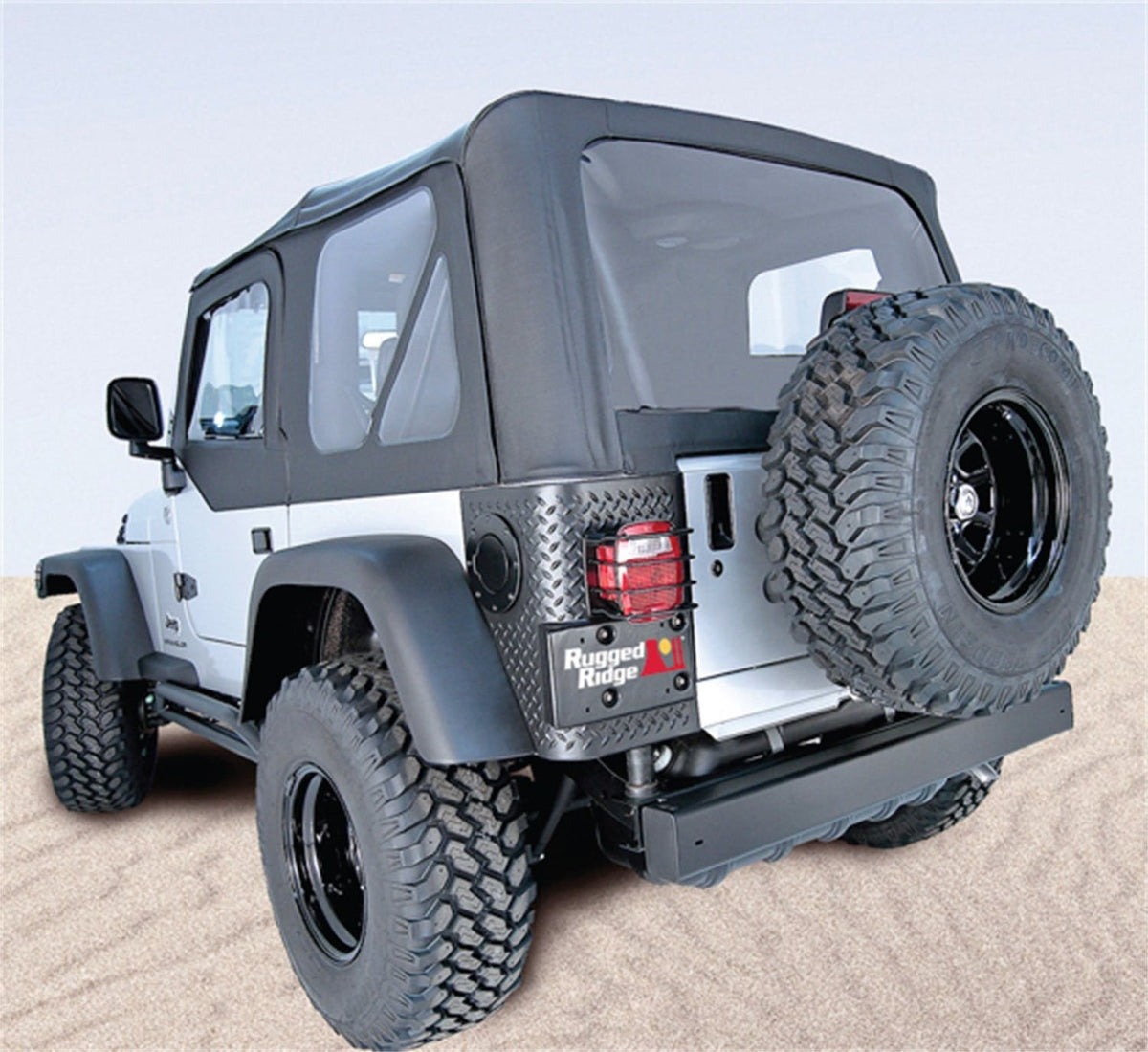 Rugged Ridge 13731.35 XHD Soft Top, Black Diamond, Tinted Windows
