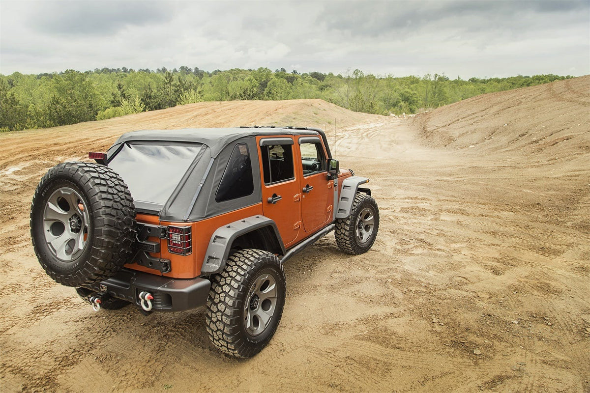 Rugged Ridge 13790.38 Montana Top, Bowless, Black Diamond, 4-Door