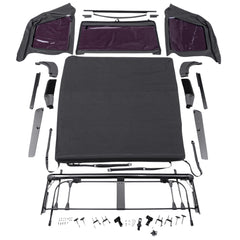 Rugged Ridge 13860.23 Voyager Frameless Soft Top 2 Dr Black Diamond