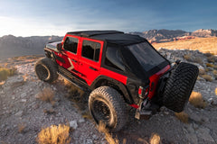 Rugged Ridge 13863.35 Voyager Top Black Diamond S.Cloth, Tinted Window