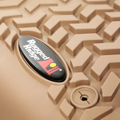 Rugged Ridge 13950.26 Floor Liner; Rear; Tan; 05-10 Jeep WK/XK