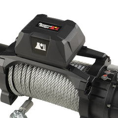 Rugged Ridge 15100.24 Trekker C12.5 Winch, 12,500lb Cable Wired