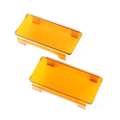 Rugged Ridge 15210.45 6 Inch LED Light Cover; Pair; Amber