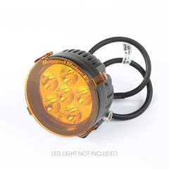 Rugged Ridge 15210.68 3.5 Inch LED Light Cover; Round; Amber