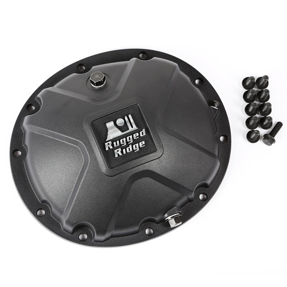 Rugged Ridge 16595.14 Boulder Aluminum Differential Cover, Black
