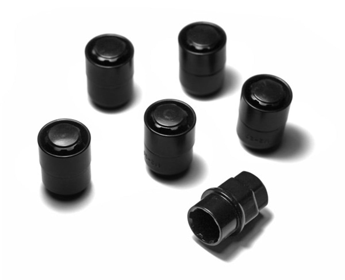 Rugged Ridge 16715.21 Five Piece Wheel Lock Set 1/2-20 Thread; Black