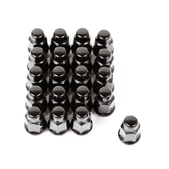 Rugged Ridge 16715.23 Wheel Lug Nut; Set of 20; Black; 1/2-20