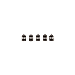 Rugged Ridge 16715.26 Aluminum Valve Stem Cap,  Black, 5 Pack