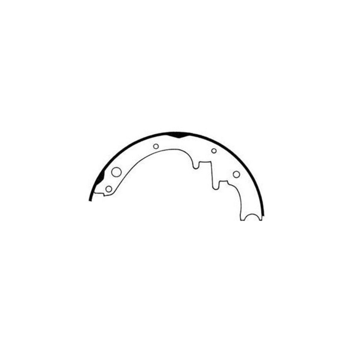 Omix-ADA 16726.05 Brake Shoes; 78-89 Jeep CJ Models