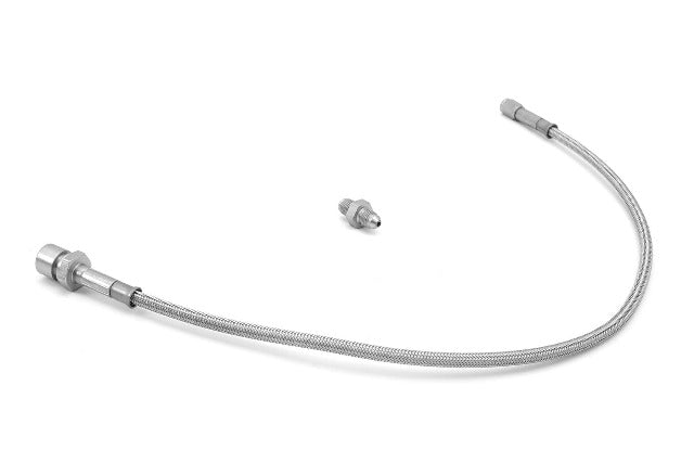 Rugged Ridge 16734.02 Front Brake Hoses; Stainless Steel; Drum ; 72-73 Jeep CJ5/CJ6