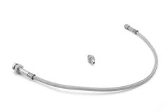 Rugged Ridge 16734.04 Front Brake Hoses; Stainless Steel; Drum; 76-78 Jeep CJ5/CJ7