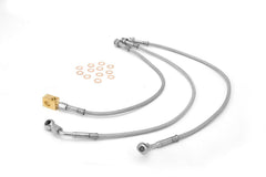 Rugged Ridge 16735.11 Stainless Steel Braided Brake Hose Kit, Stainless Steel