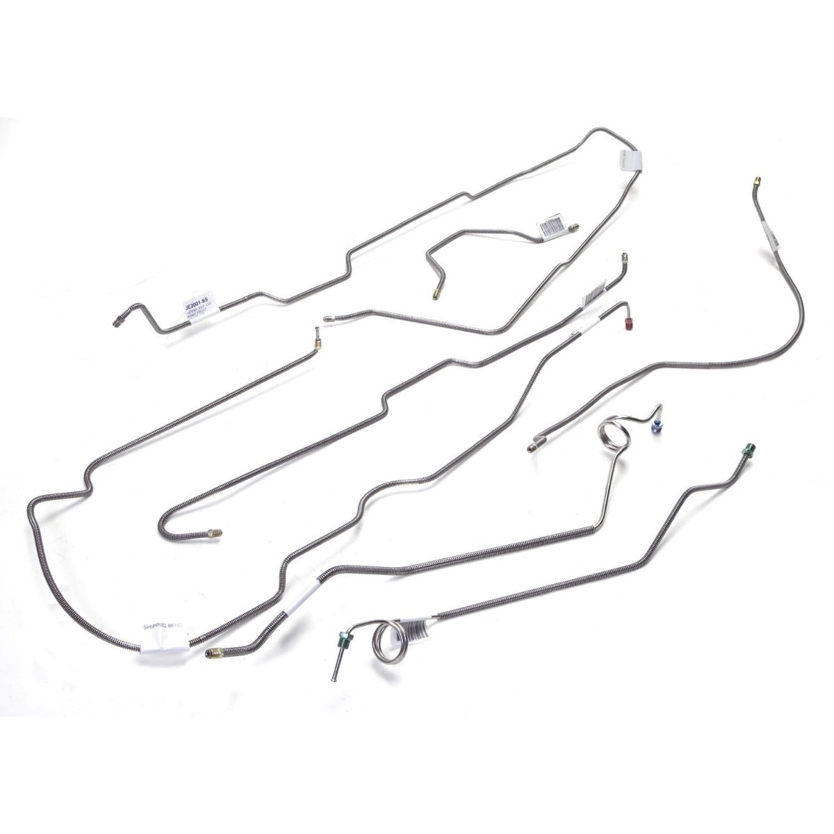 Omix-ADA 16737.34 Full Brake Line Set with Drums