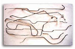 Omix-ADA 16737.38 Full Brake Line Set with Drums