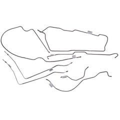 Omix-ADA 16737.43 Full Brake Line Set with Power Disc