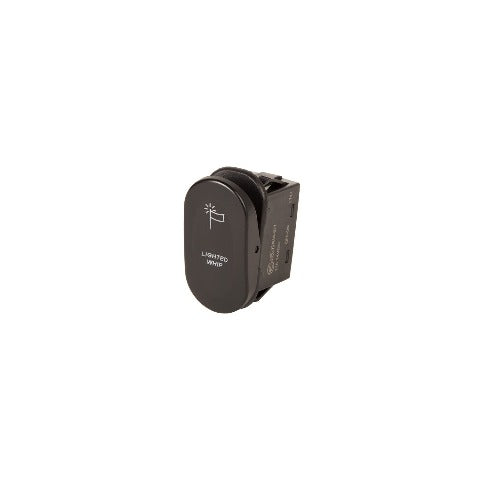 Rugged Ridge 17235.14 2-Position Rocker Switch, Lighted Whip
