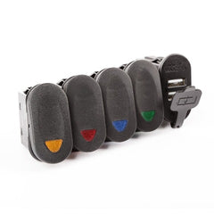 Rugged Ridge 17235.84 Lower Switch Panel Kit; 11-17 Jeep Wrangler JK/JKU