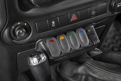 Rugged Ridge 17235.84 Lower Switch Panel Kit; 11-17 Jeep Wrangler JK/JKU
