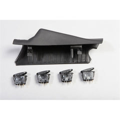 Rugged Ridge 17235.97 A-Pillar 4 Switch Pod Kit, Black Right
