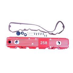 Omix-ADA 17401.14 Valve Cover, Red Aluminum