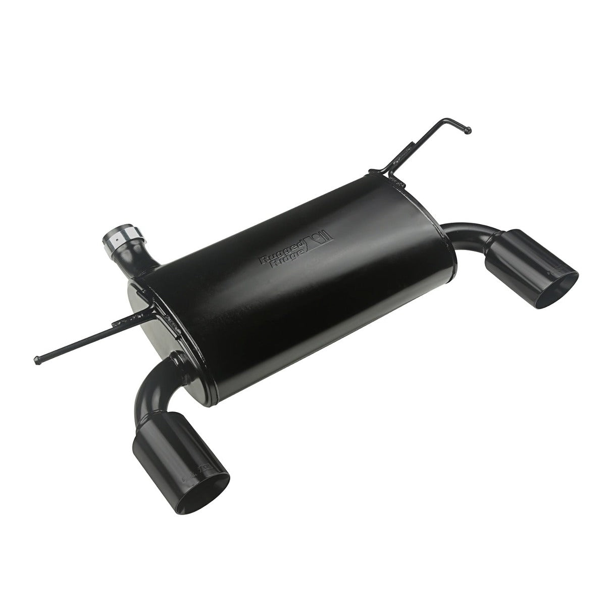 Rugged Ridge 17606.77 Axle Back Exhaust System, Black