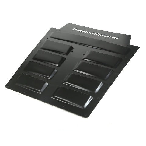 Rugged Ridge 17759.10 Hood Vent Insert; Black; 07-17 Jeep Wrangler JK