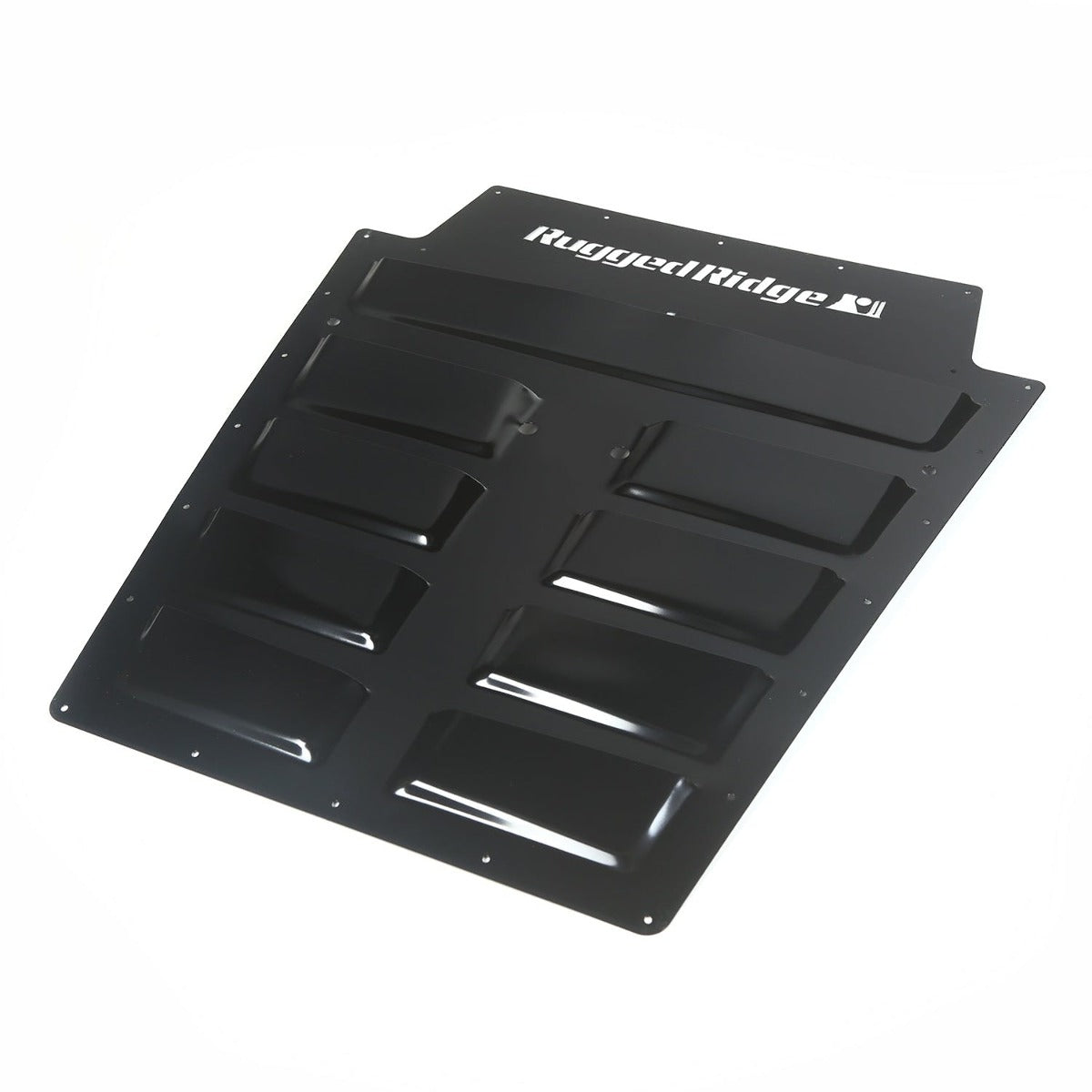 Rugged Ridge 17759.11 Hood Vent Insert; Primer; 07-17 Jeep Wrangler JK