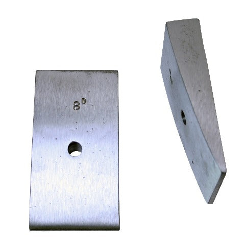 Omix-ADA 18206.02 8 Degree Rear Leaf Spring Shims; 2.5 Inch Wide