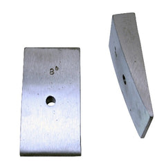 Omix-ADA 18206.02 8 Degree Rear Leaf Spring Shims; 2.5 Inch Wide