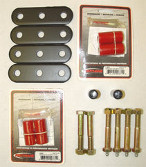 Rugged Ridge 18265.04 HD Front and Rear Leaf Spring Shackles; 55-75 Jeep CJ Models