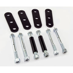 Rugged Ridge 18265.10 HD Rear Leaf Spring Shackles; 76-86 Jeep CJ Models