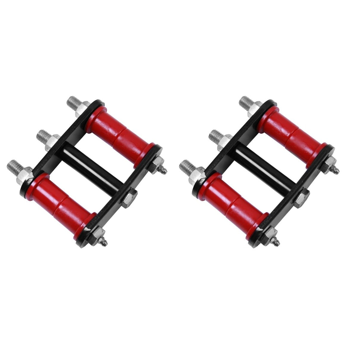 Rugged Ridge 18265.12 HD Rear Leaf Spring Shackles; 76-86 Jeep CJ Models