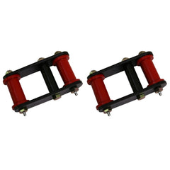 Rugged Ridge 18265.16 HD Front Leaf Spring Shackles; 1 Inch Lift; 87-95 Jeep Wrangler YJ