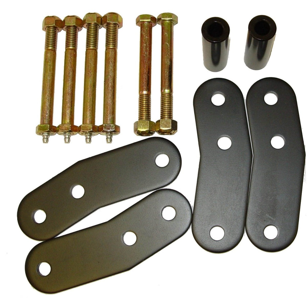 Rugged Ridge 18265.18 HD Rear Leaf Spring Shackles; 87-95 Jeep Wrangler YJ