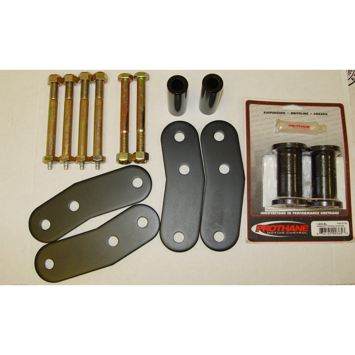 Rugged Ridge 18265.19 HD Rear Leaf Spring Shackles; 1 Inch Lift; 87-95 Jeep Wrangler YJ