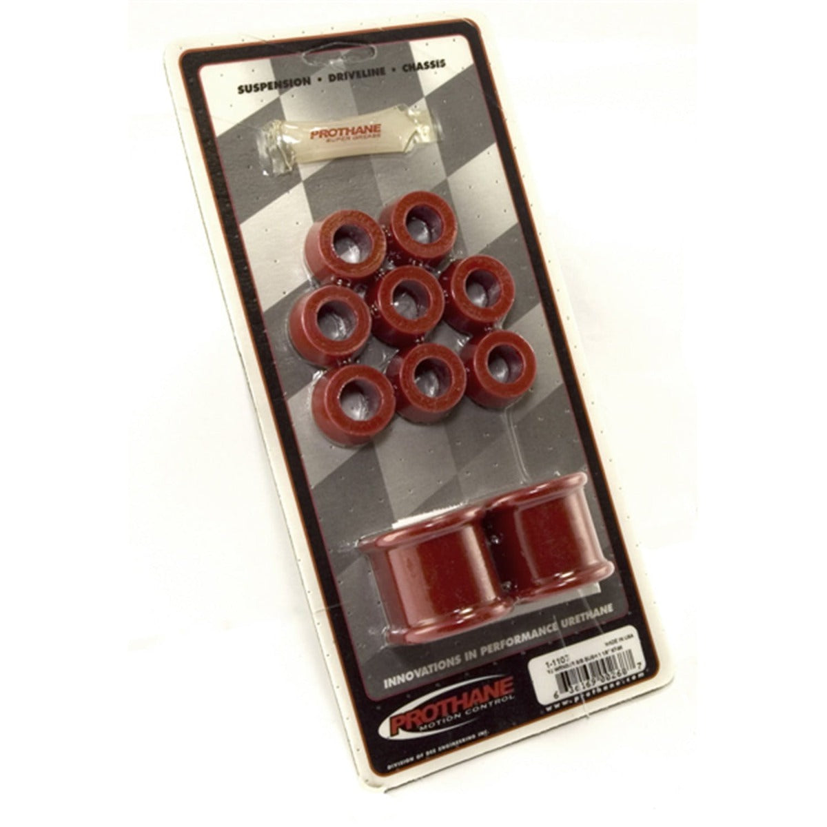 Rugged Ridge 18367.07 Front Swaybar Bushing Kit; Red; 1-1/8 Inches; 87-95 Jeep Wrangler YJ