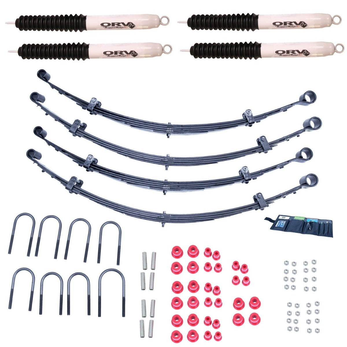 Rugged Ridge 18415.08 2 Inch Lift Kit with Shocks