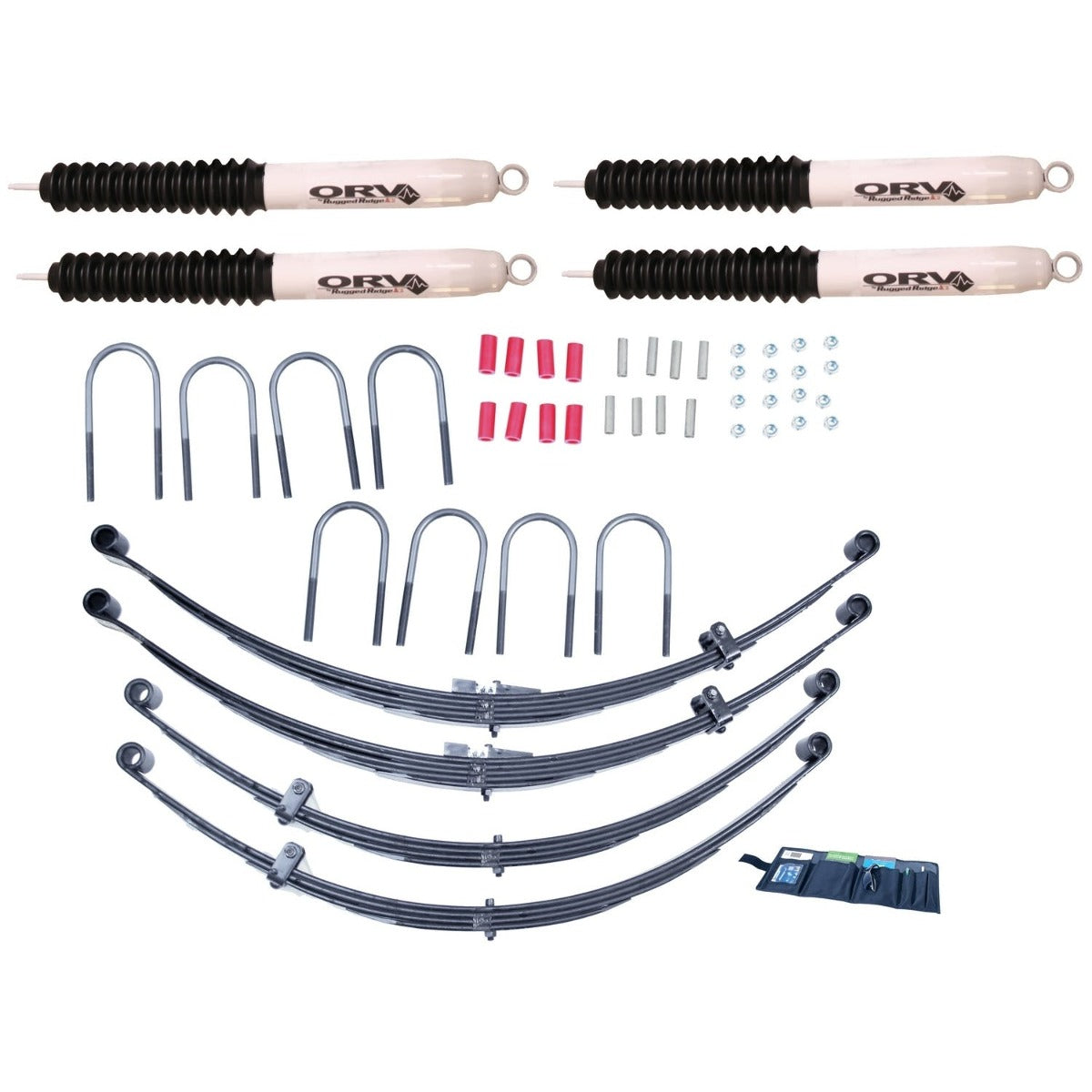 Rugged Ridge 18415.14 4 Inch Lift Kit with Shocks