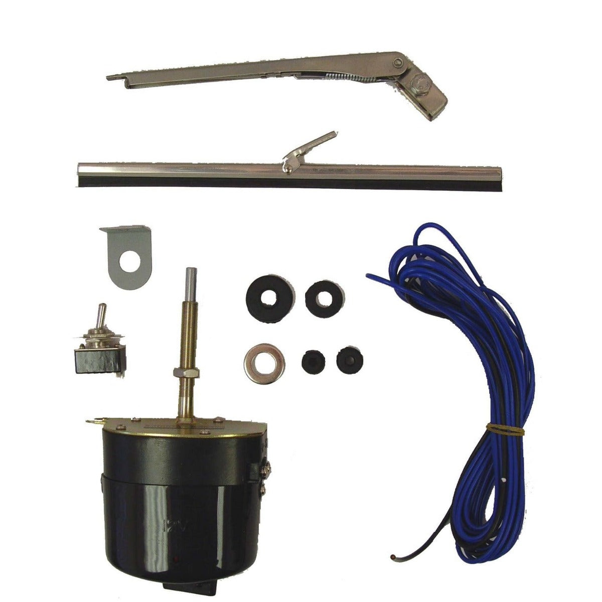Omix-ADA 19101.02 Windshield Wiper Motor Conversion Kit, 12 Volt