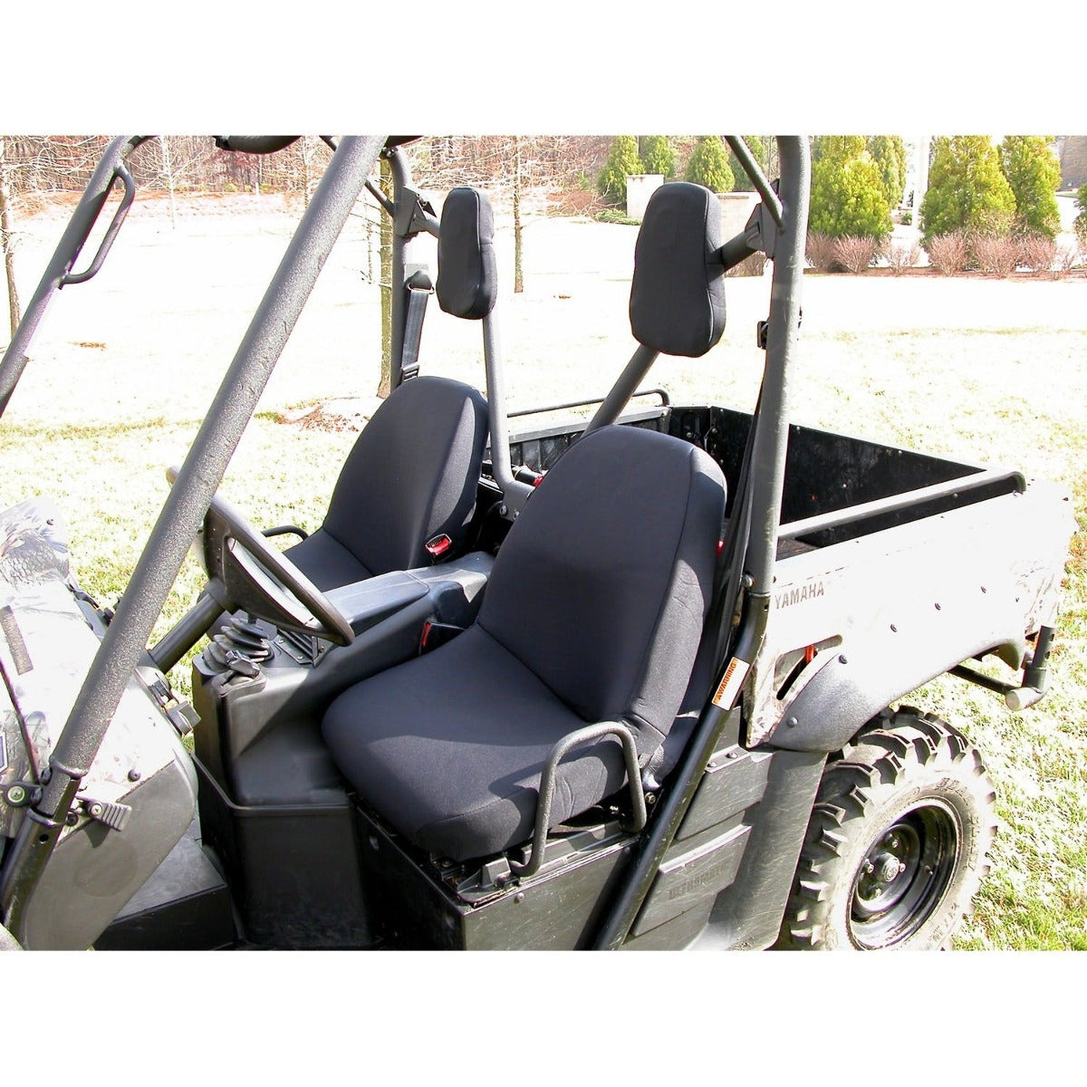 Rugged Ridge 63240.01 Fabric Seat Covers; Black