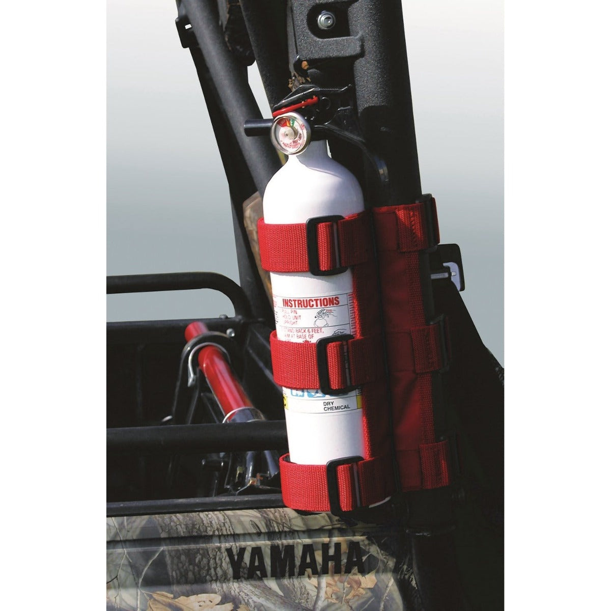 Rugged Ridge 63305.20 Fire Extinguisher Holder; Red