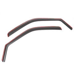 Rugged Ridge 81349.08 Front Window Visors; Matte Black; Channel; 99-14 Ford F-250-F-550 Crew