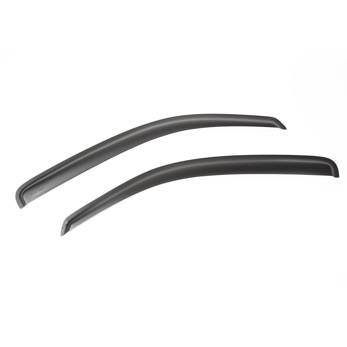 Rugged Ridge 81349.10 Front Window Visors; Matte Black; 05-13 Toyota Tacoma Regular Cab