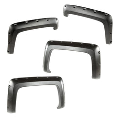 Rugged Ridge 81630.22 Fender Flare Kit; Black; 14-17 Chevrolet Silverado 1500 Long Bed