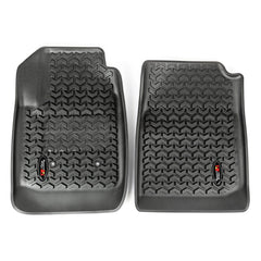 Rugged Ridge 82901.31 Front Floor Liners, Black