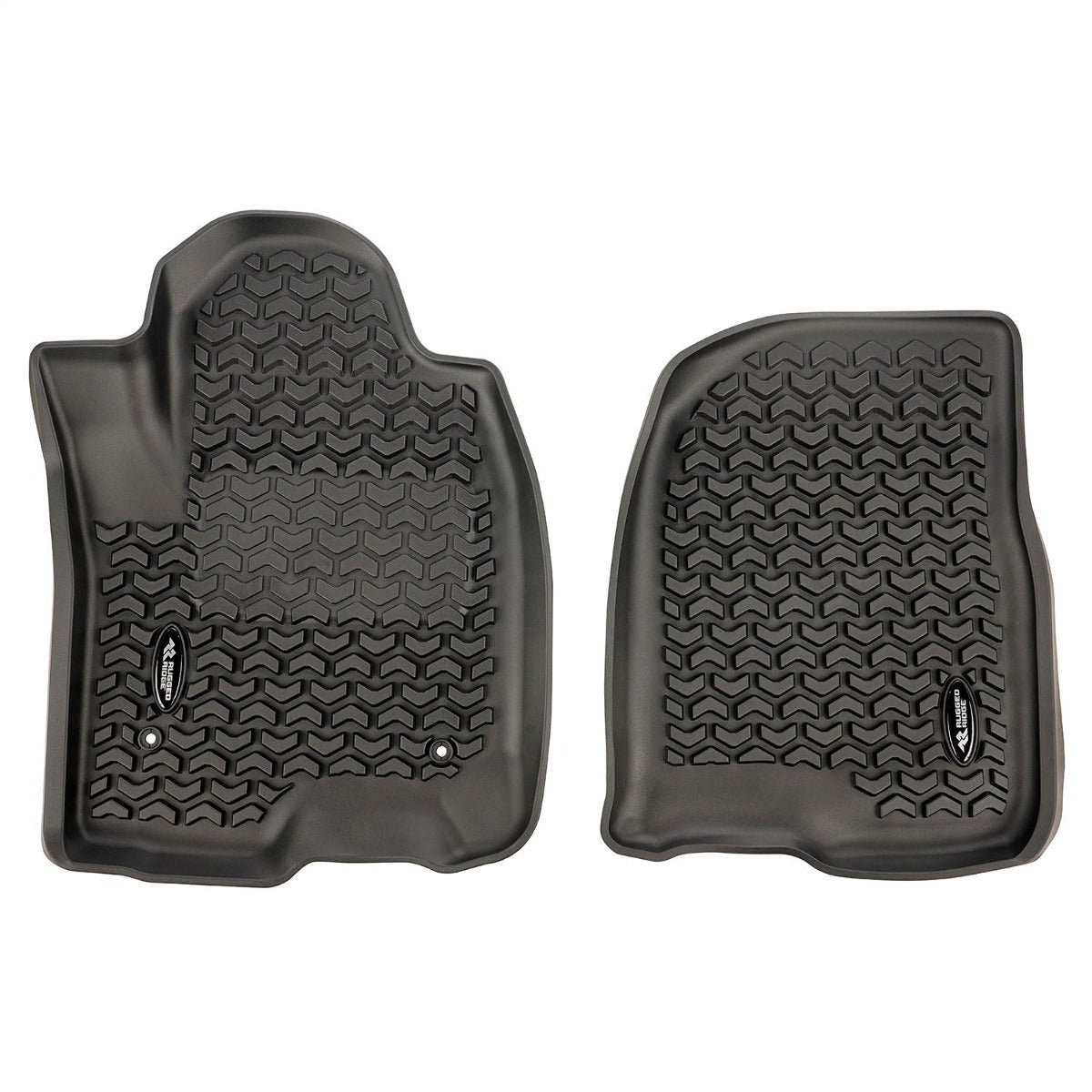 Rugged Ridge 82901.32 Front Floor Liner, Black