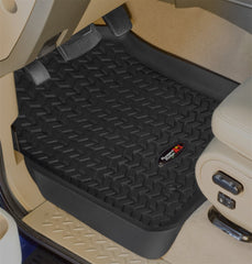 Rugged Ridge 82902.01 Front Floor Liners, Black