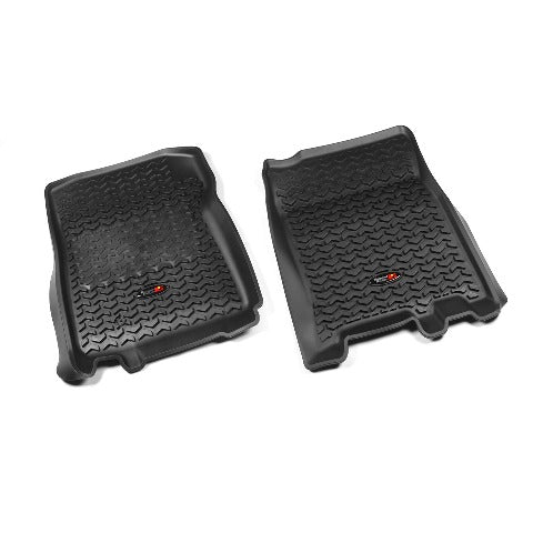 Rugged Ridge 82902.04 Front Floor Liners, Black