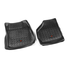 Rugged Ridge 82902.07 Floor Liners; Front; Black; 99-07 Ford F-250/F-350 Ext/Reg/SuperCrew