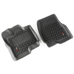 Rugged Ridge 82902.33 Floor Liners; Front; Black; 15-17 Ford F-150
